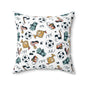 Little Soccer Legends Throw Pillow