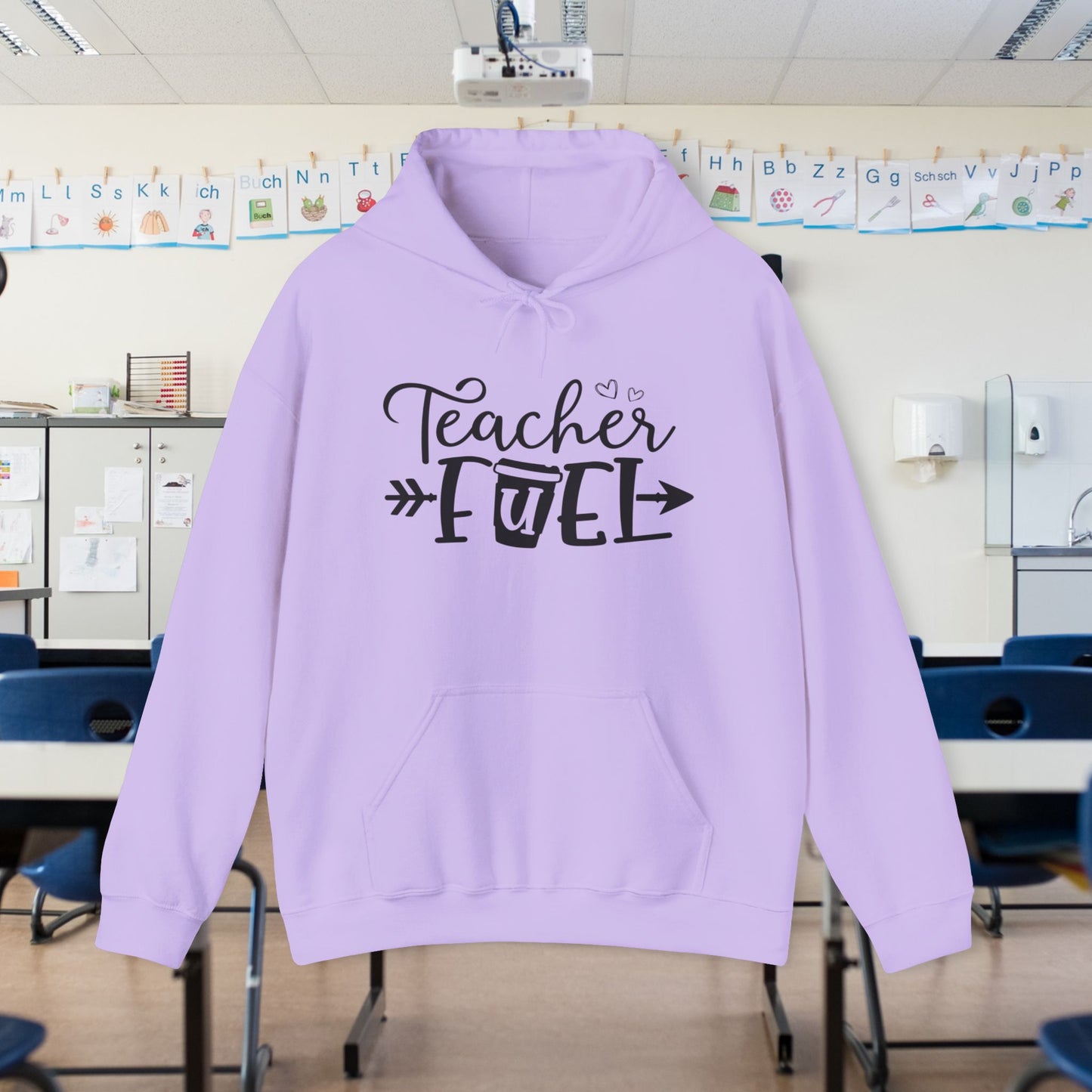 Teacher Fuel Heavy Blend™ Hooded Sweatshirt