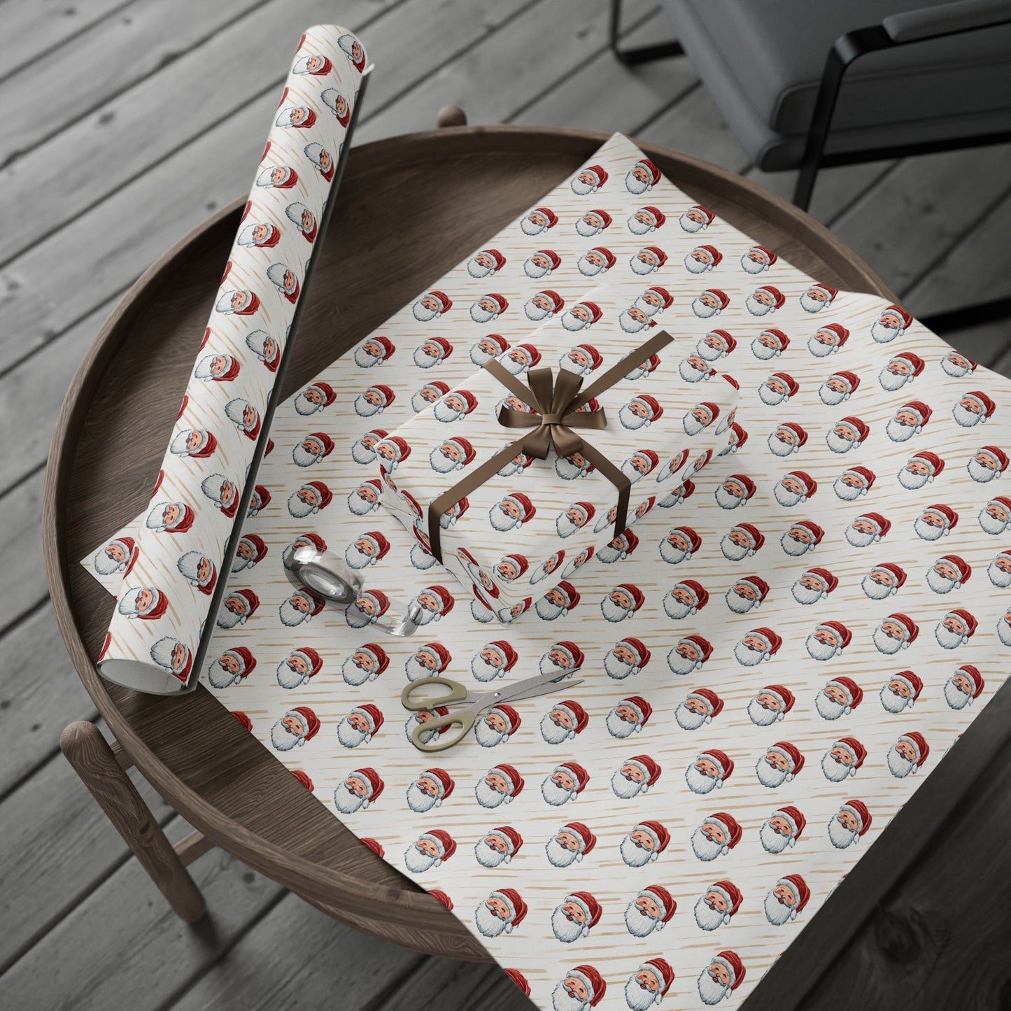 Jolly Old St. Nick Wrapping Paper