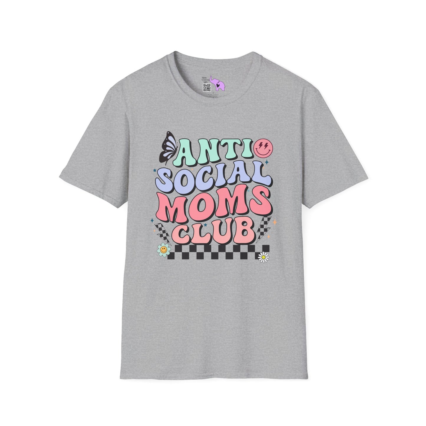 Antisocial Mom's Club Adult T-shirt