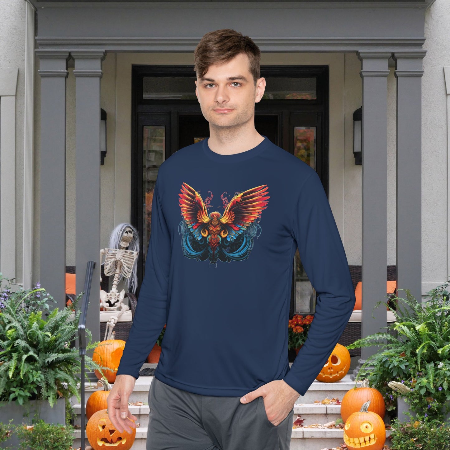 Firebird Fright Adult Long Sleeve Tee