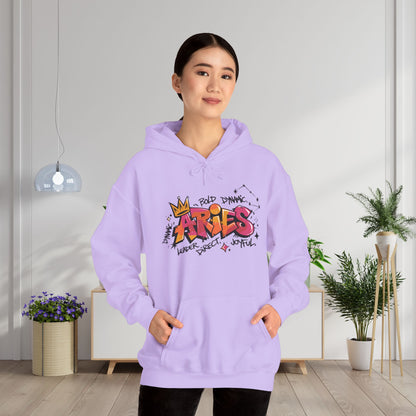Aries Street Art Heavy Blend™ Hooded Sweatshirt