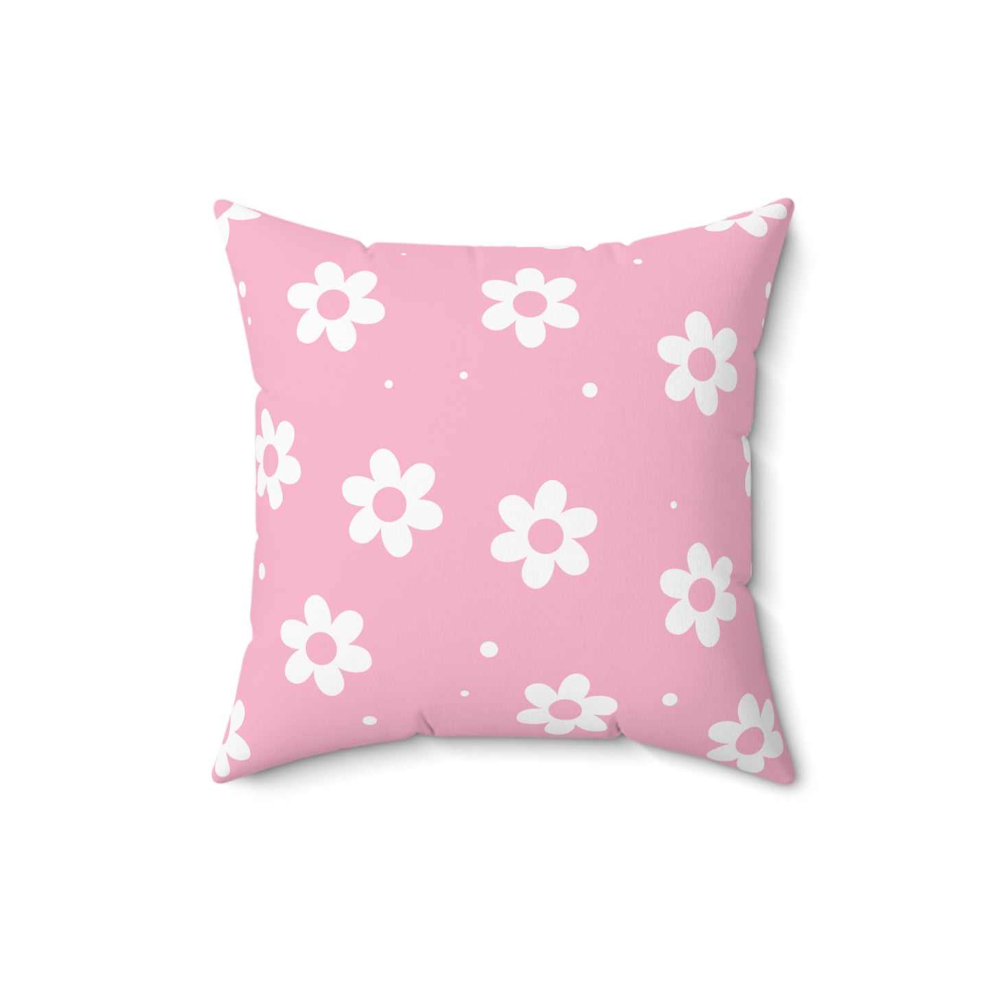 Pretty Petals & Dots Throw Pillow