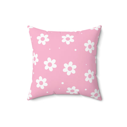 Pretty Petals & Dots Throw Pillow