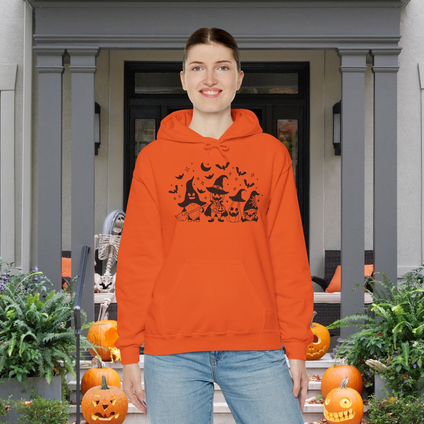 Trick or Treat Gnomies Blend™ Hooded Sweatshirt