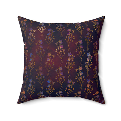 Golden Grove Midnight Throw Pillow