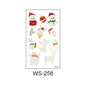 Christmas-themed Santa Claus Glow In The Dark Temporary Tattoos