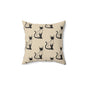 Siamese Charm – Sandy Dune Throw Pillow