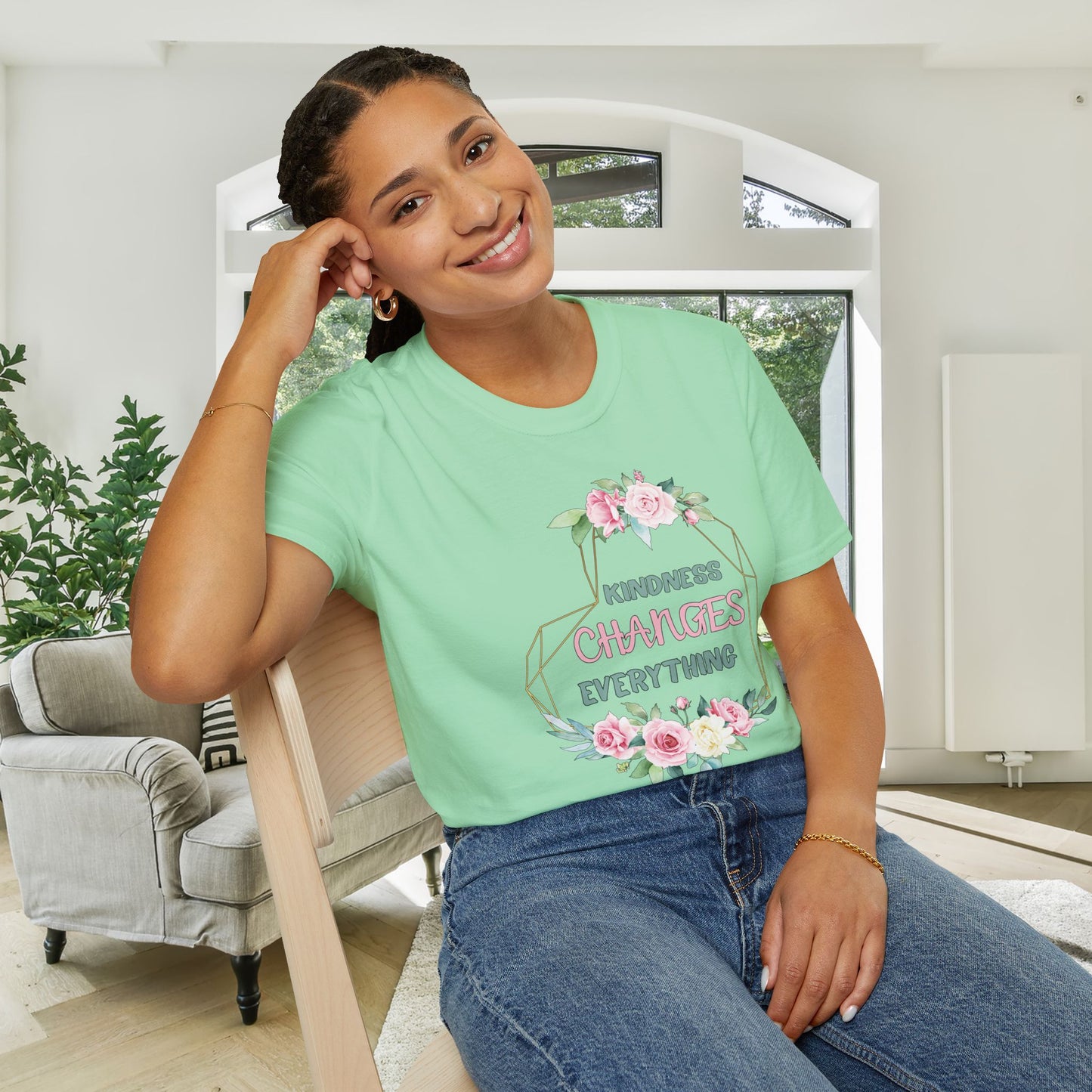 Kindness Changes Everything Adult T-shirt