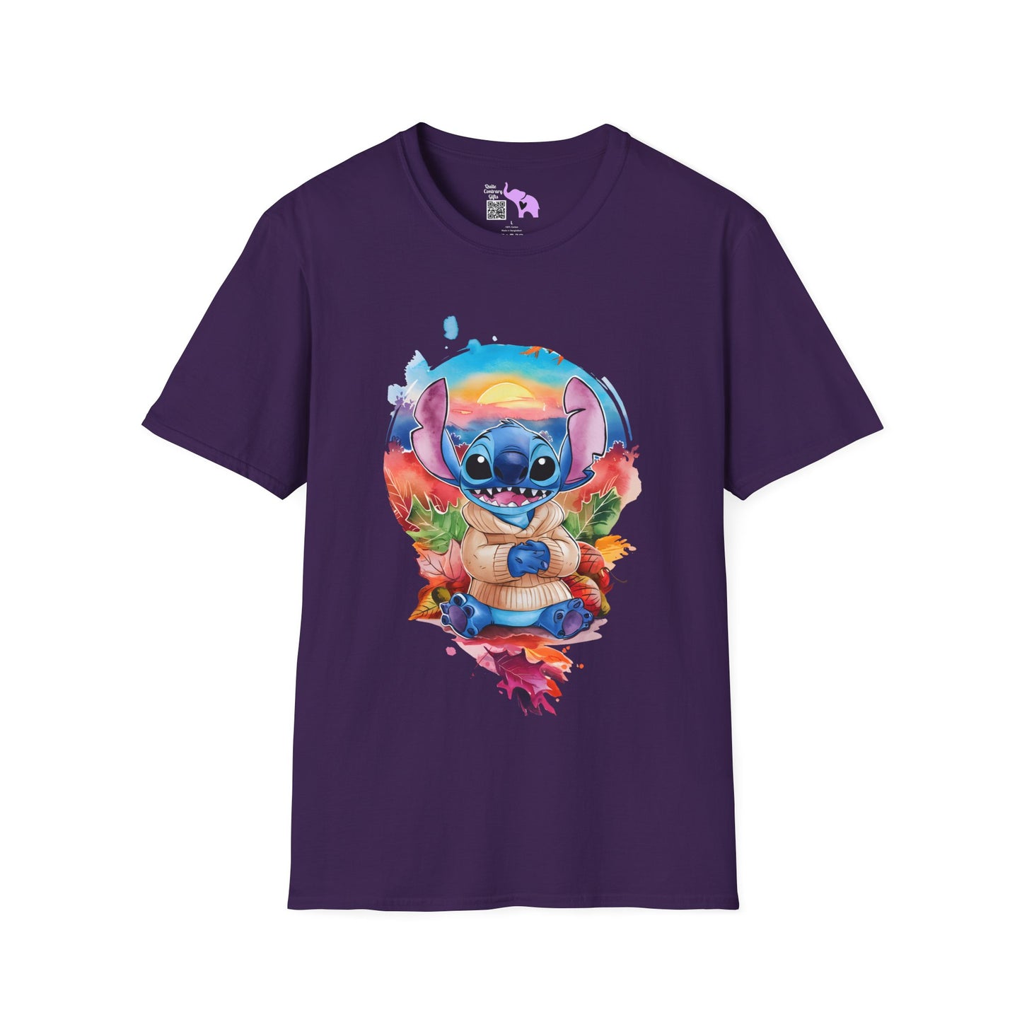 Sunset Stitch Adult T-shirt