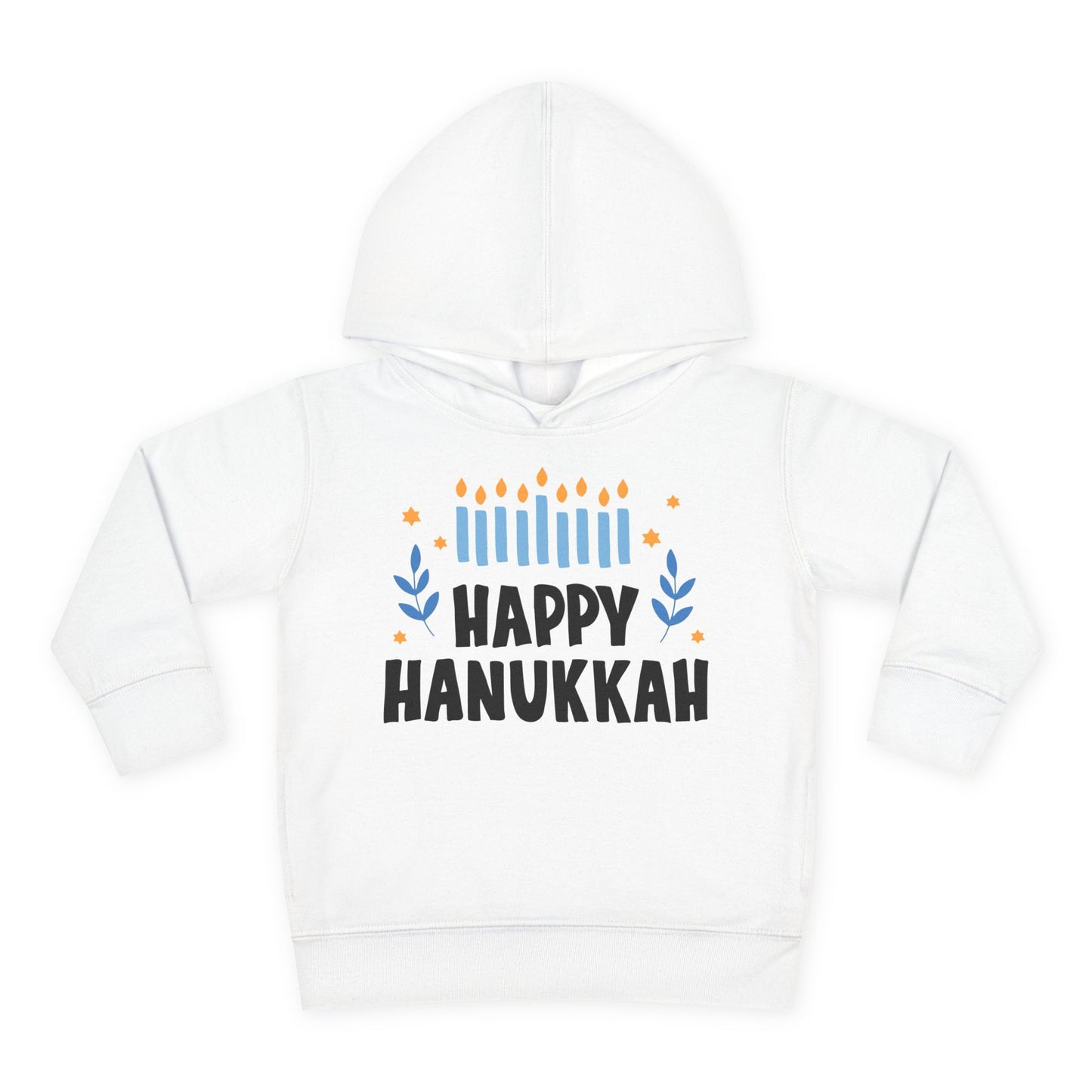Happy Hanukkah 5 Toddler Pullover Fleece Hoodie
