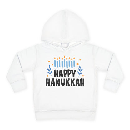 Happy Hanukkah 5 Toddler Pullover Fleece Hoodie