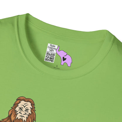 Bigfoot & Alien Adult T-shirt
