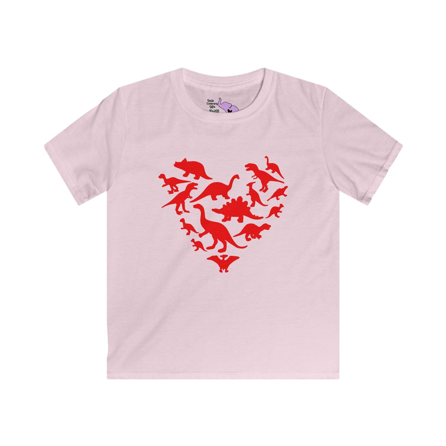 Dinosaurs Heart Youth Softstyle Tee