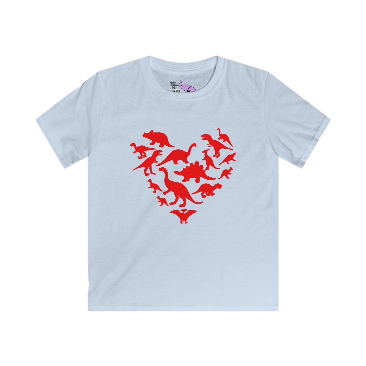 Dinosaurs Heart Youth Softstyle Tee