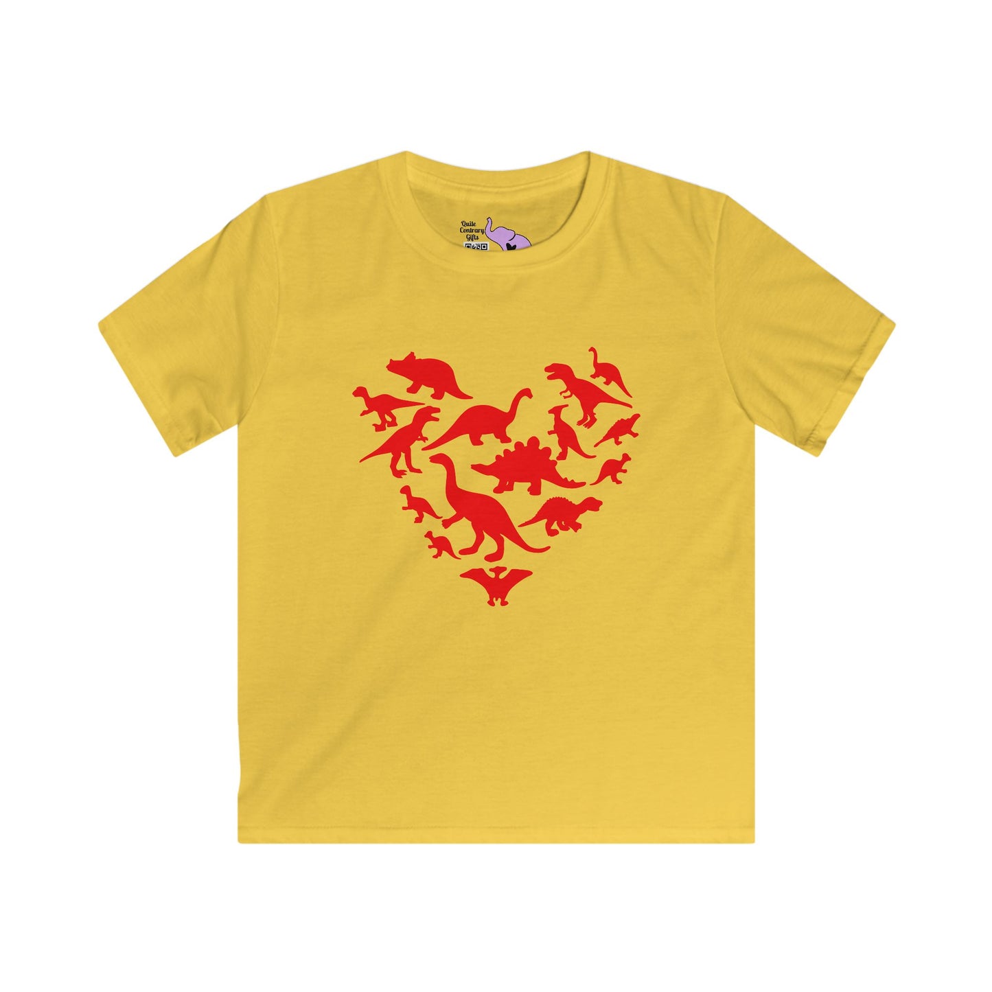 Dinosaurs Heart Youth Softstyle Tee