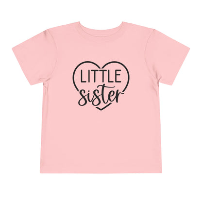 Little Sister (Heart) Toddler Tee