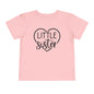 Little Sister (Heart) Toddler Tee