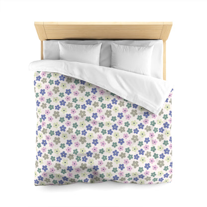 Earthbound Blooms Microfiber Duvet Cover