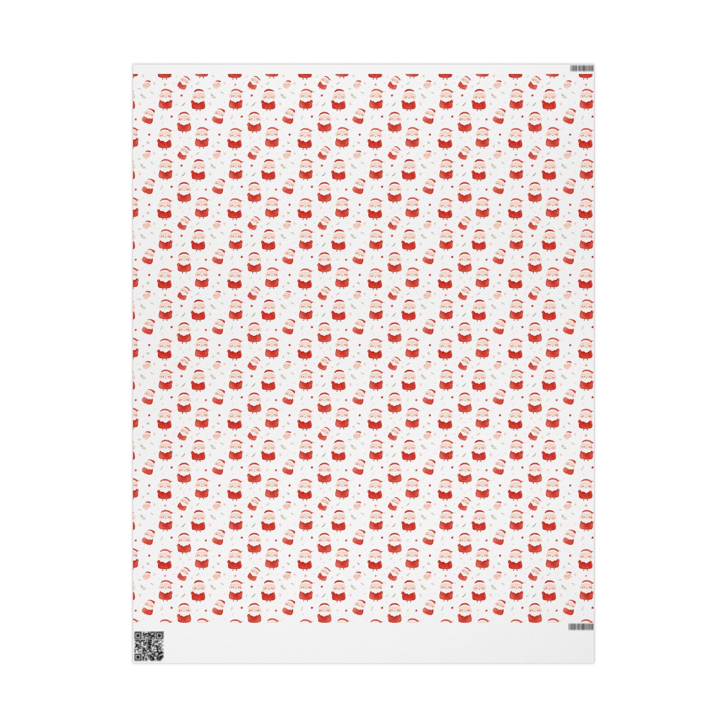 Holly Jolly Santas Wrapping Paper