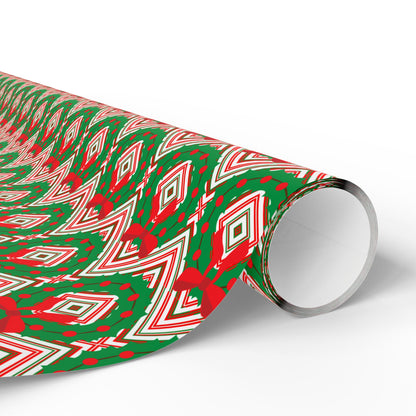 Christmas Wreaths Wrapping Paper