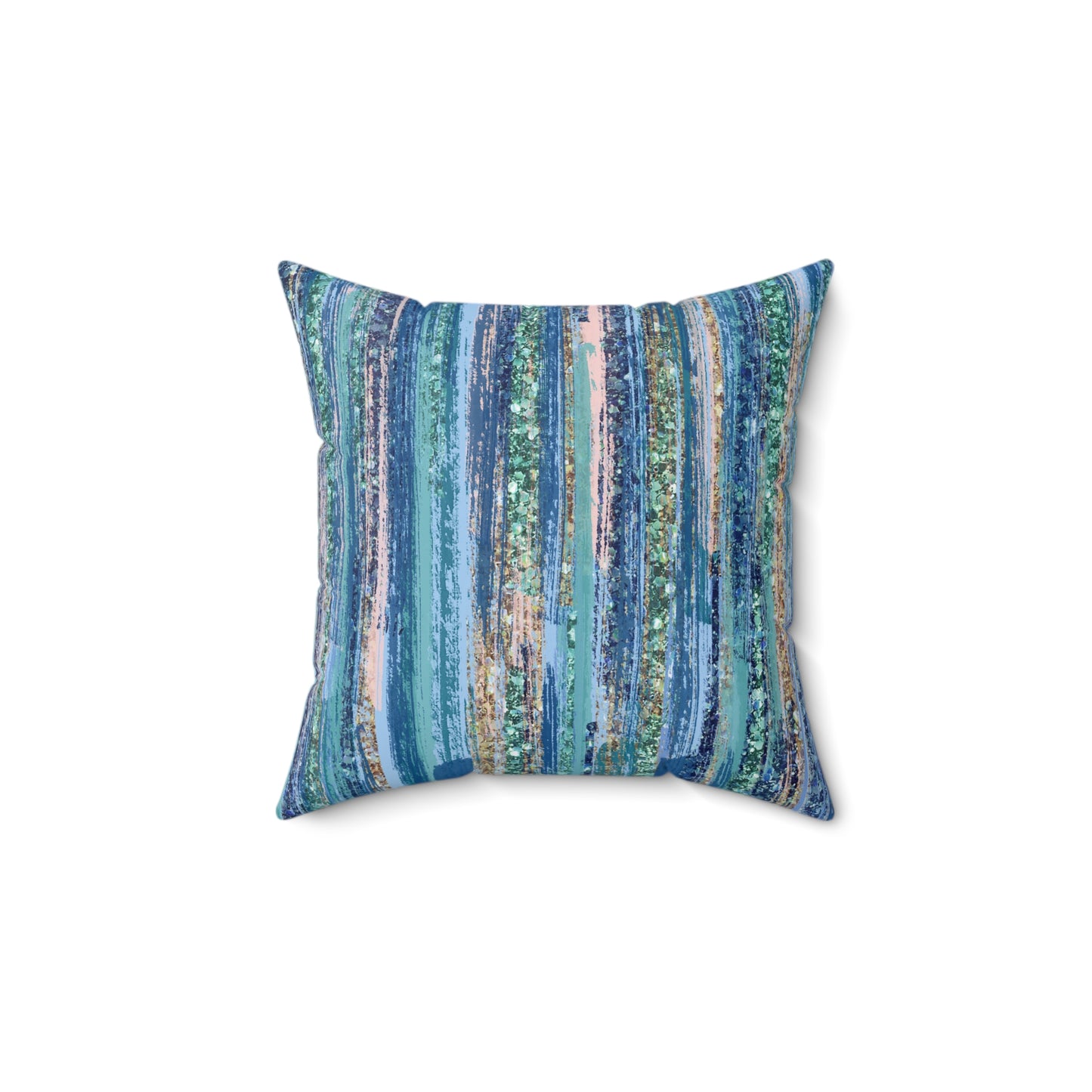 Ocean Drizzle Throw Pillow