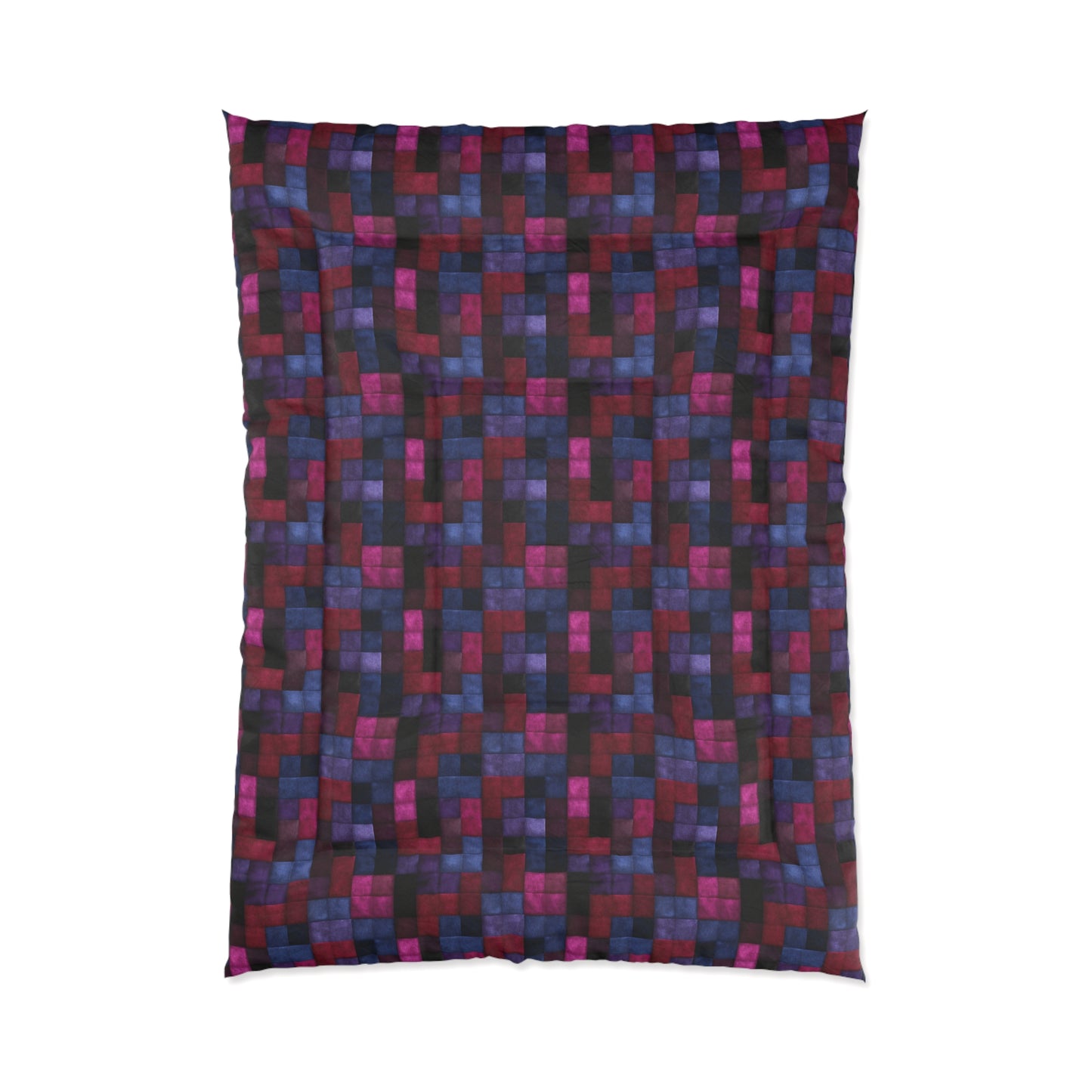 Velvet Mosaic Print Comforter