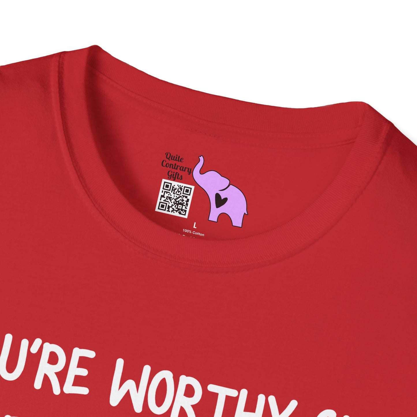 You're Worthy of Being Chosen, Fought For, And Loved. Remember That. T-shirt