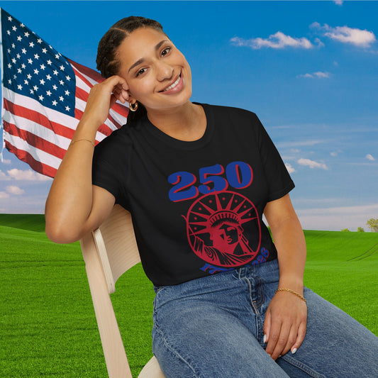 Statue of Liberty 250 1776-2026 Adult T-shirt