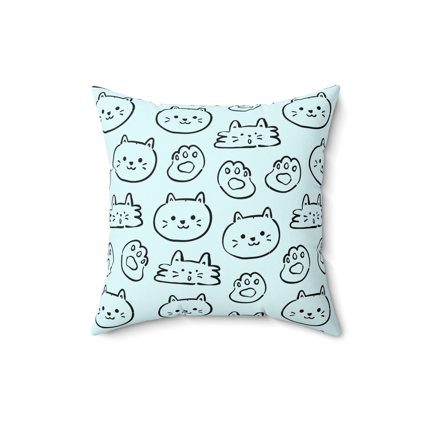 Cat Lovers Throw Pillow