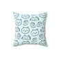 Cat Lovers Throw Pillow