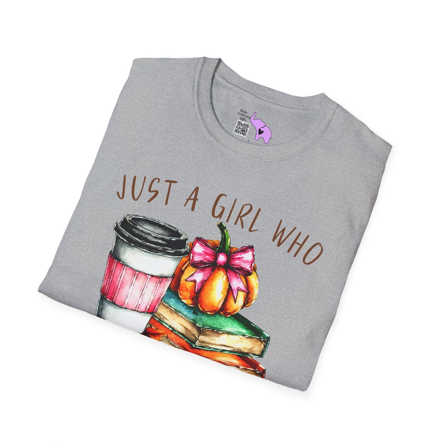 Just A Girl Who Loves Fall Adult T-shirt