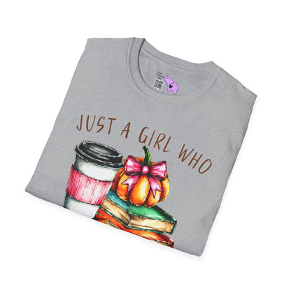 Just A Girl Who Loves Fall Adult T-shirt