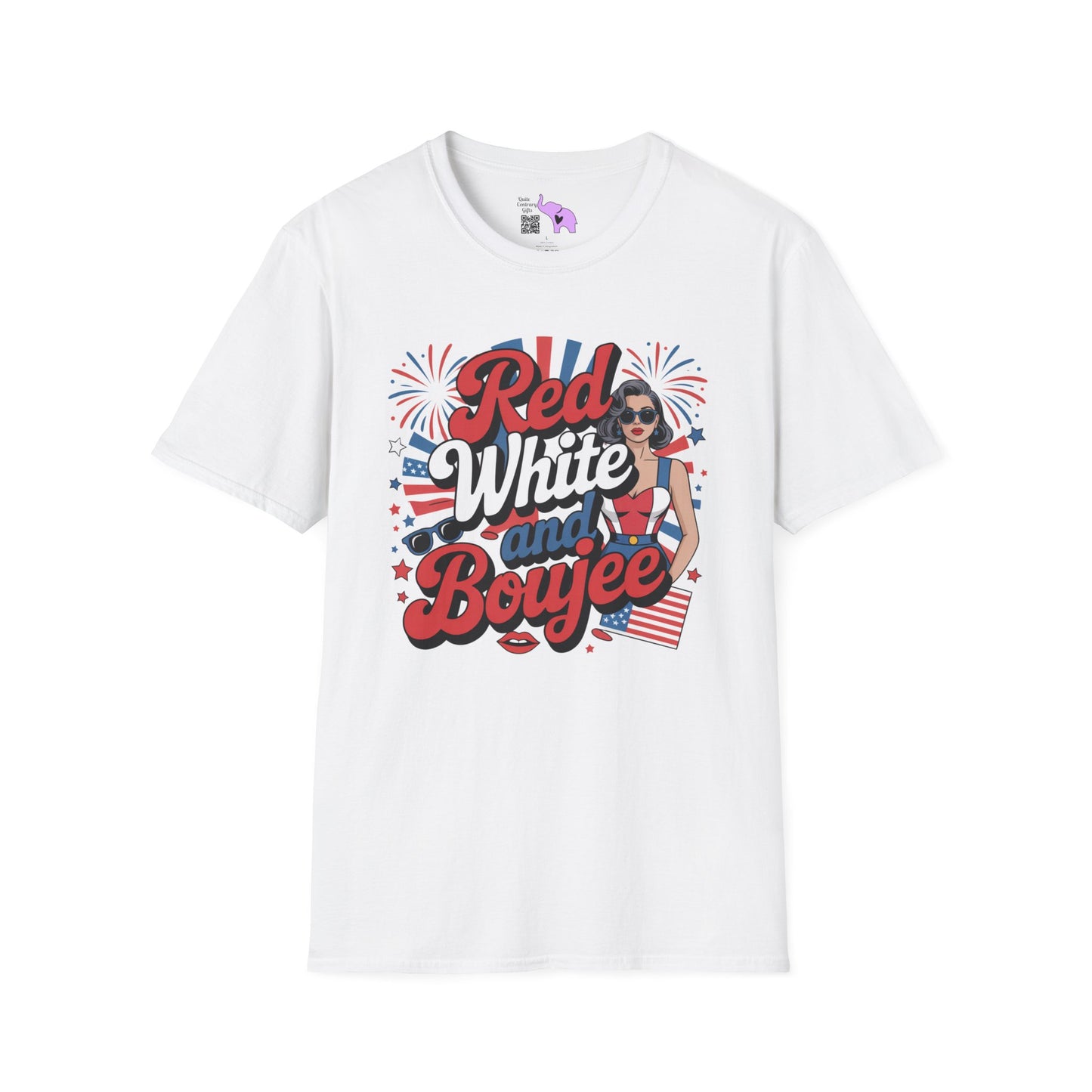 Red, White, and Boujee Adult T-shirt
