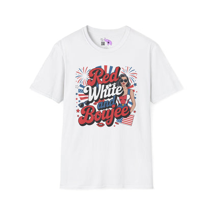 Red, White, and Boujee Adult T-shirt