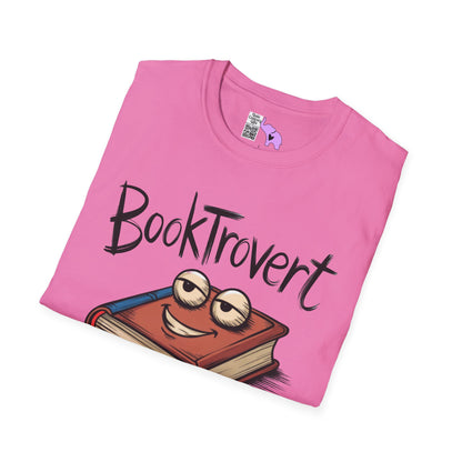 Booktrovert (Cartoonish Book) Adult T-shirt