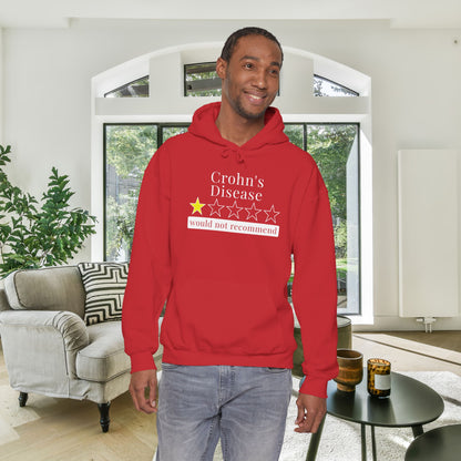 Crohn's Disease 1 Star Would Not Recommend Heavy Blend™ Hooded Sweatshirt