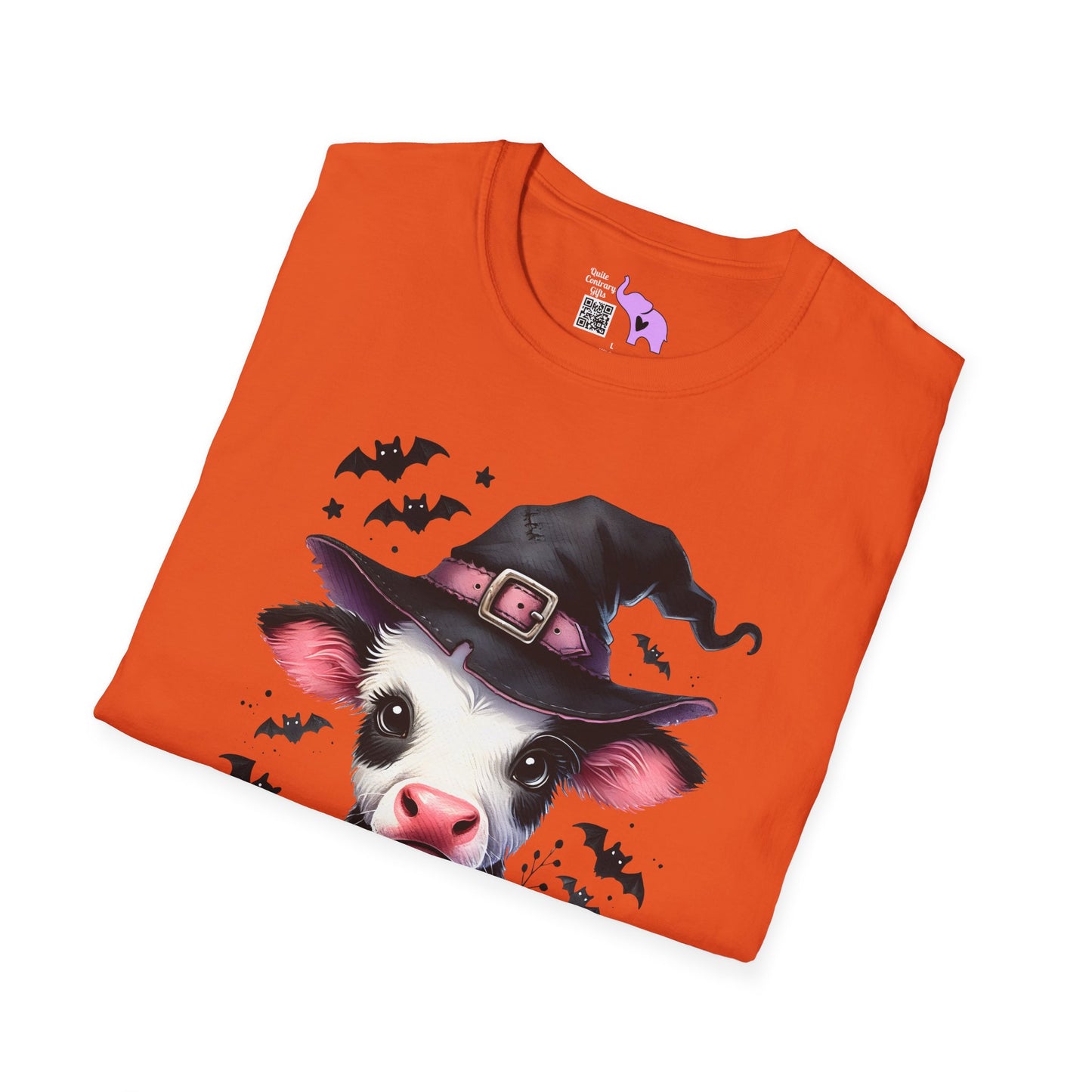 Moo...I Mean Boo Baby Cow Adult T-shirt