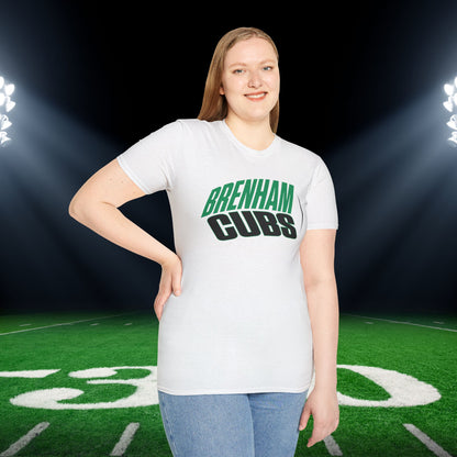 Brenham Cubs (Angled) Adult T-shirt