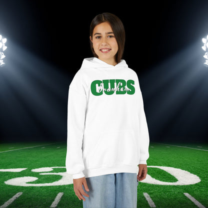 Brenham Cubs Double Text Youth Heavy Blend Hoodie