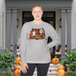Happy Hallowthanksmas Shirt (Ghost/Turkey/Santa) Adult Long Sleeve Tee