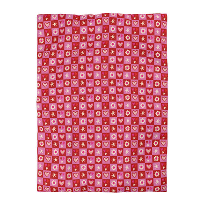 Valentine Toss Microfiber Duvet Cover