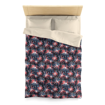 Rocket's Red Glare Microfiber Duvet Cover