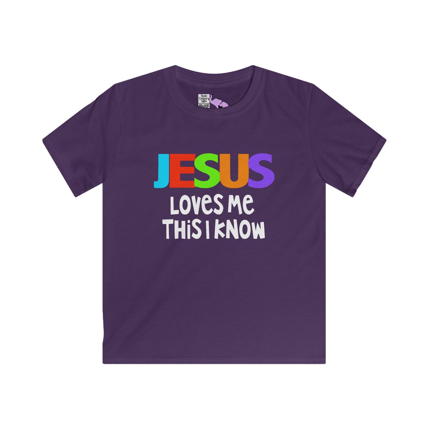 Jesus Loves Me This I Know Youth Softstyle Tee