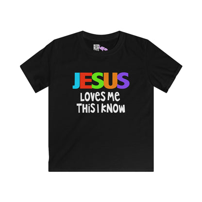 Jesus Loves Me This I Know Youth Softstyle Tee
