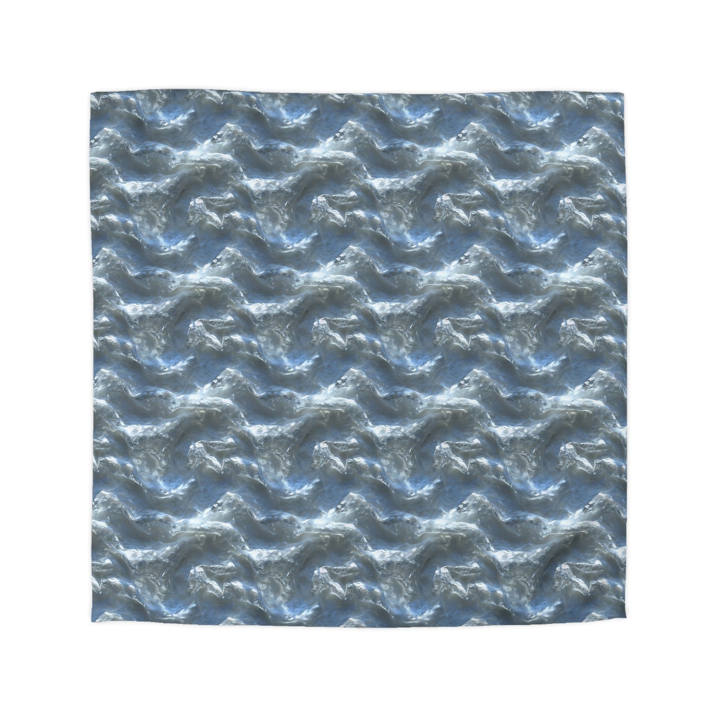 Snowdrift Sheer & Lace Microfiber Duvet Cover