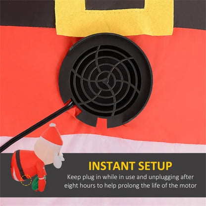 Window Surprise Santa Claus Inflatable