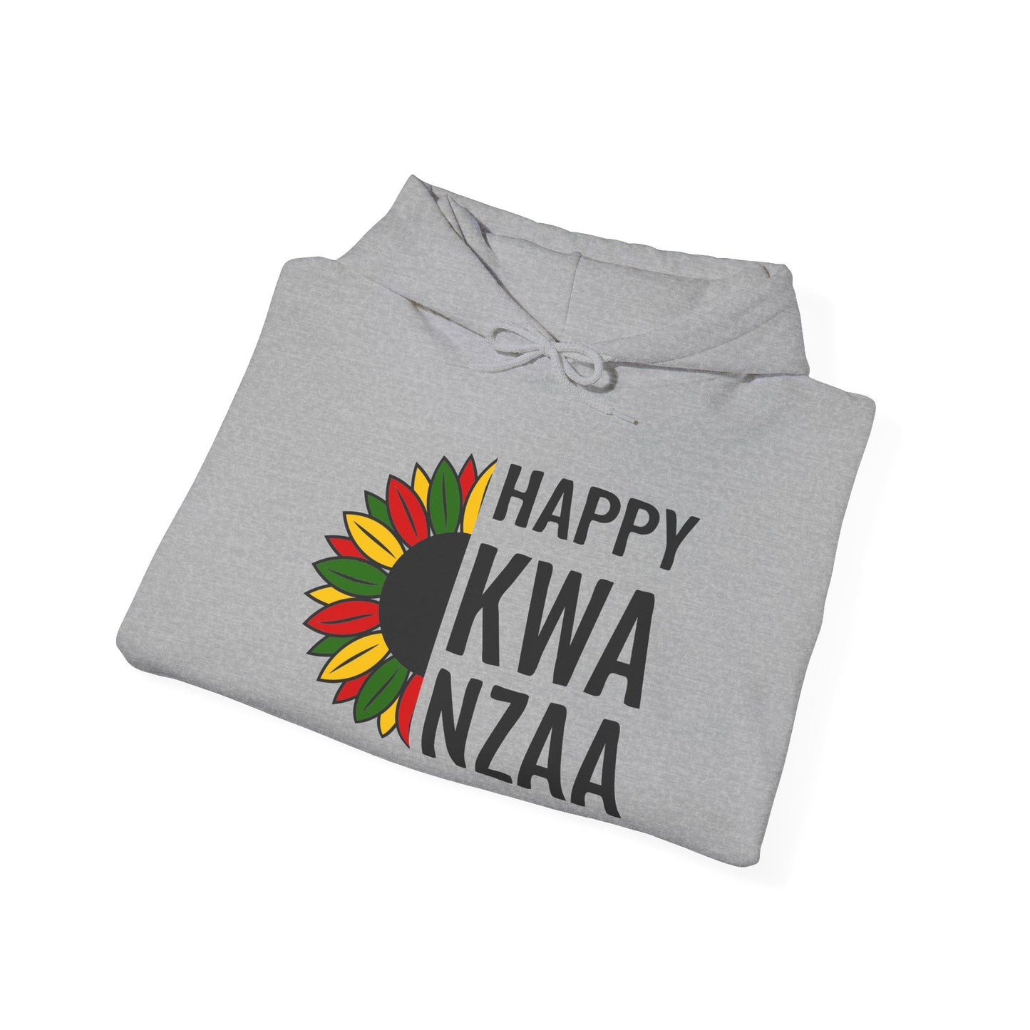 Happy Kwanzaa Sunflower Adult Heavy Blend™ Hooded Sweatshirt
