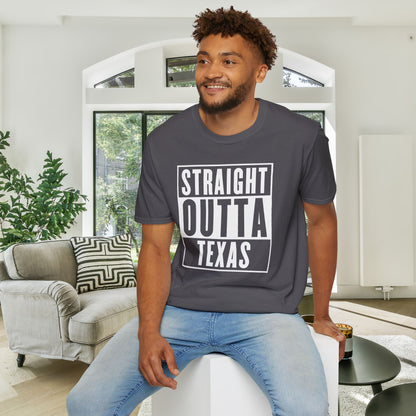 Straight Outta Texas Adult T-shirt