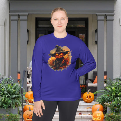 Halloween Scarecrow 4 Adult Long Sleeve Tee